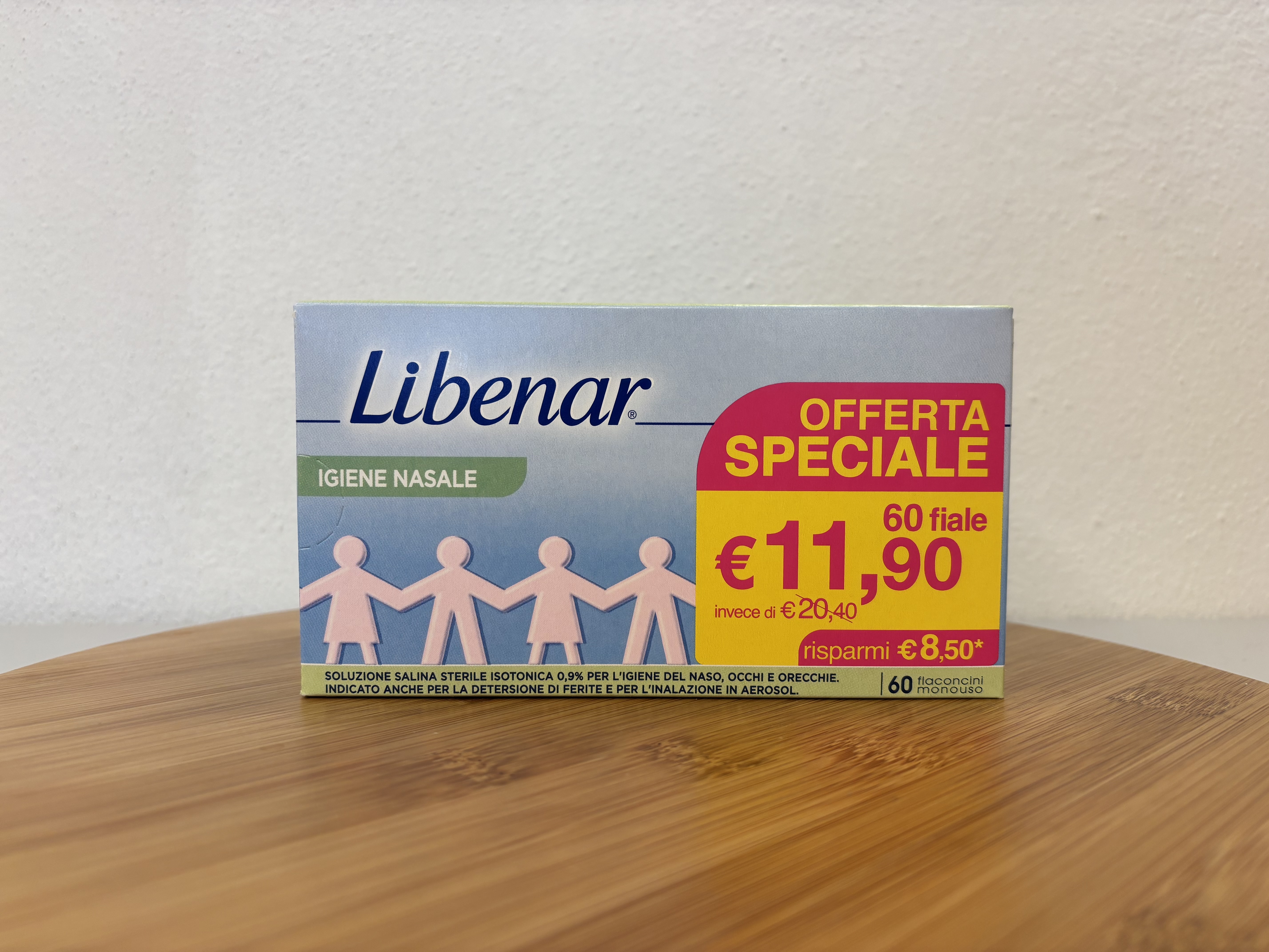 Libenar: 0,9% isotonische Kochsalzlösung