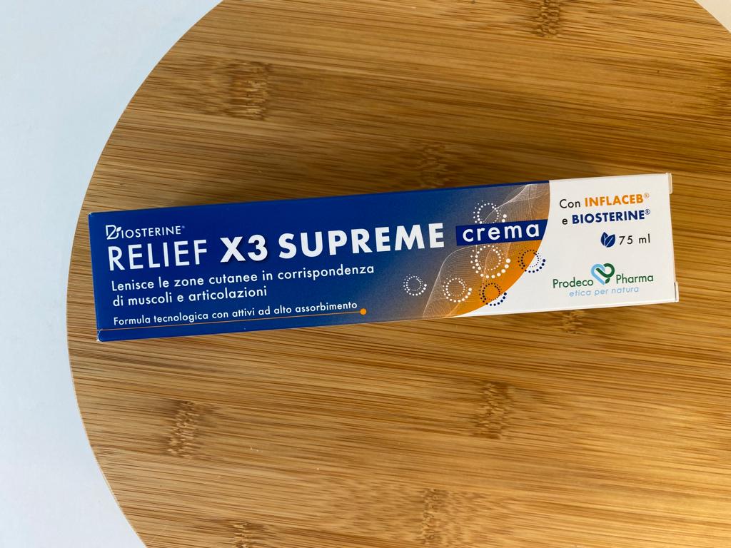 Prodeco: BIOSTERINE® Relief X3 Supreme Crema