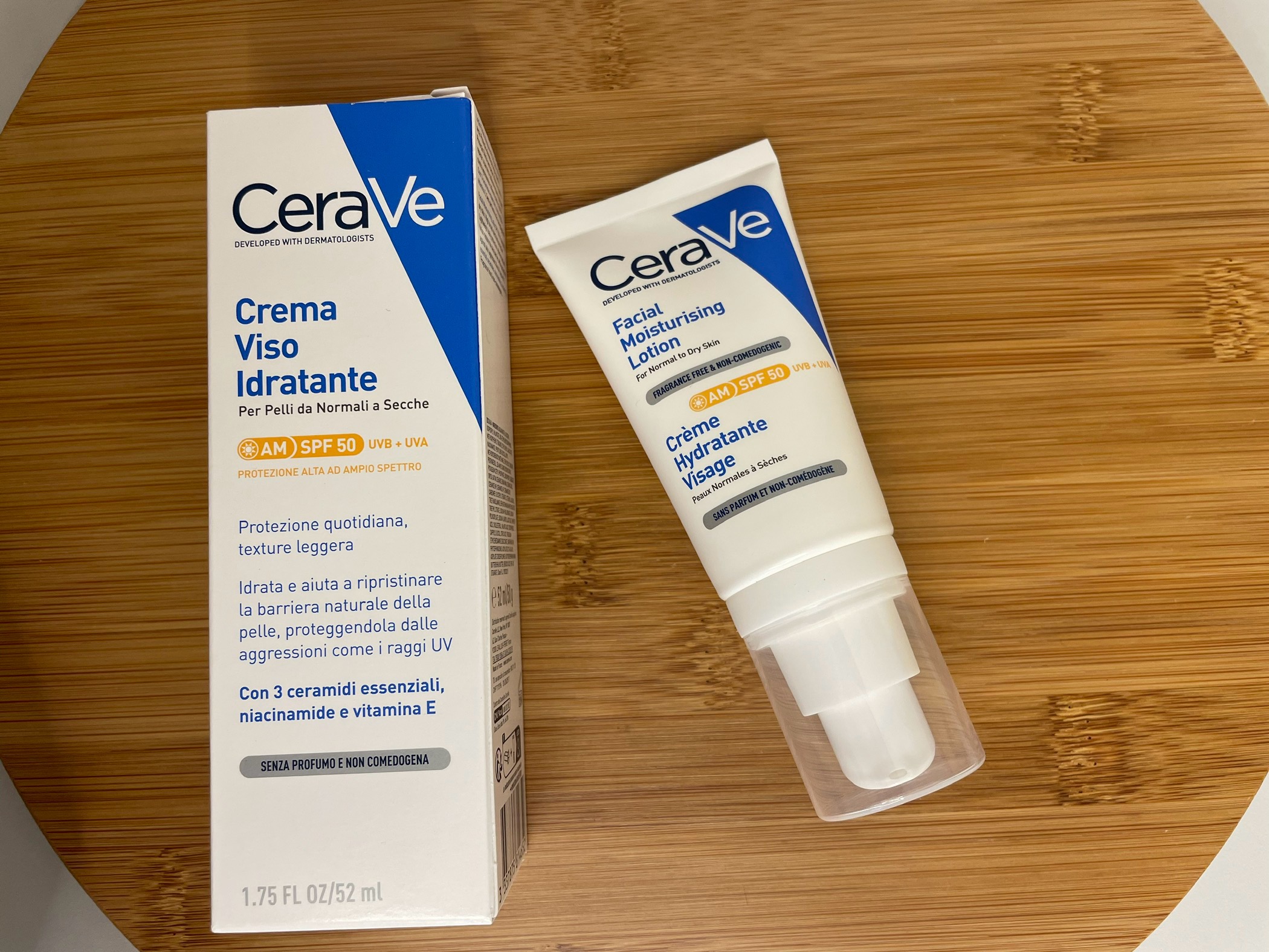 CeraVe: Crema viso idratante con SPF 50