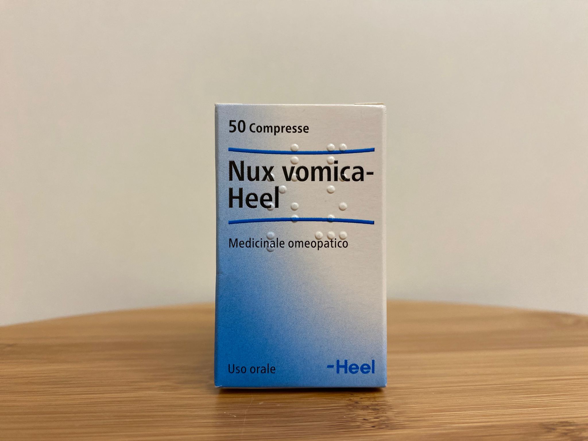 Heel: Nux vomica