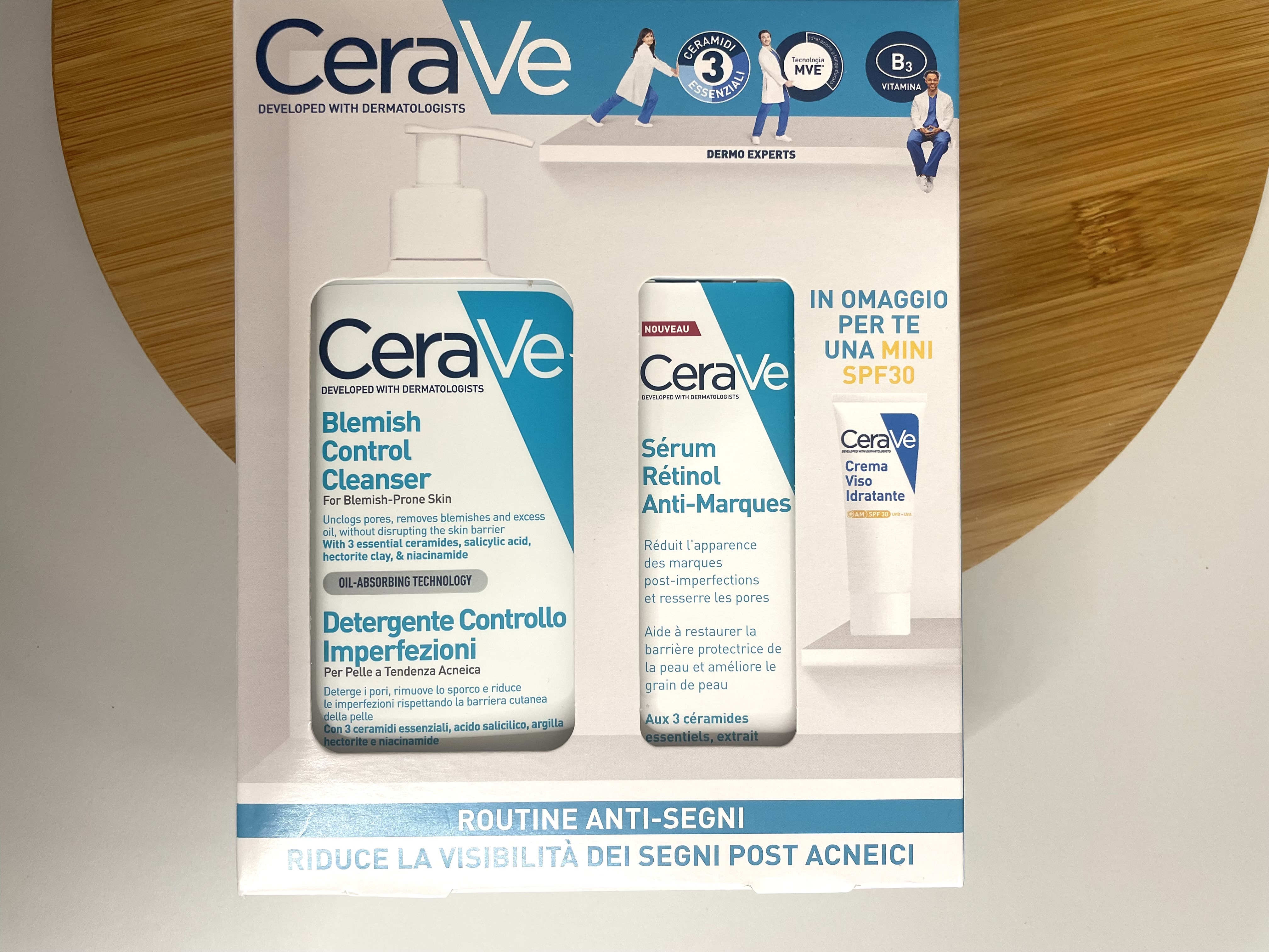 CeraVe: Blemish Control Cleanser+Retinol Serum